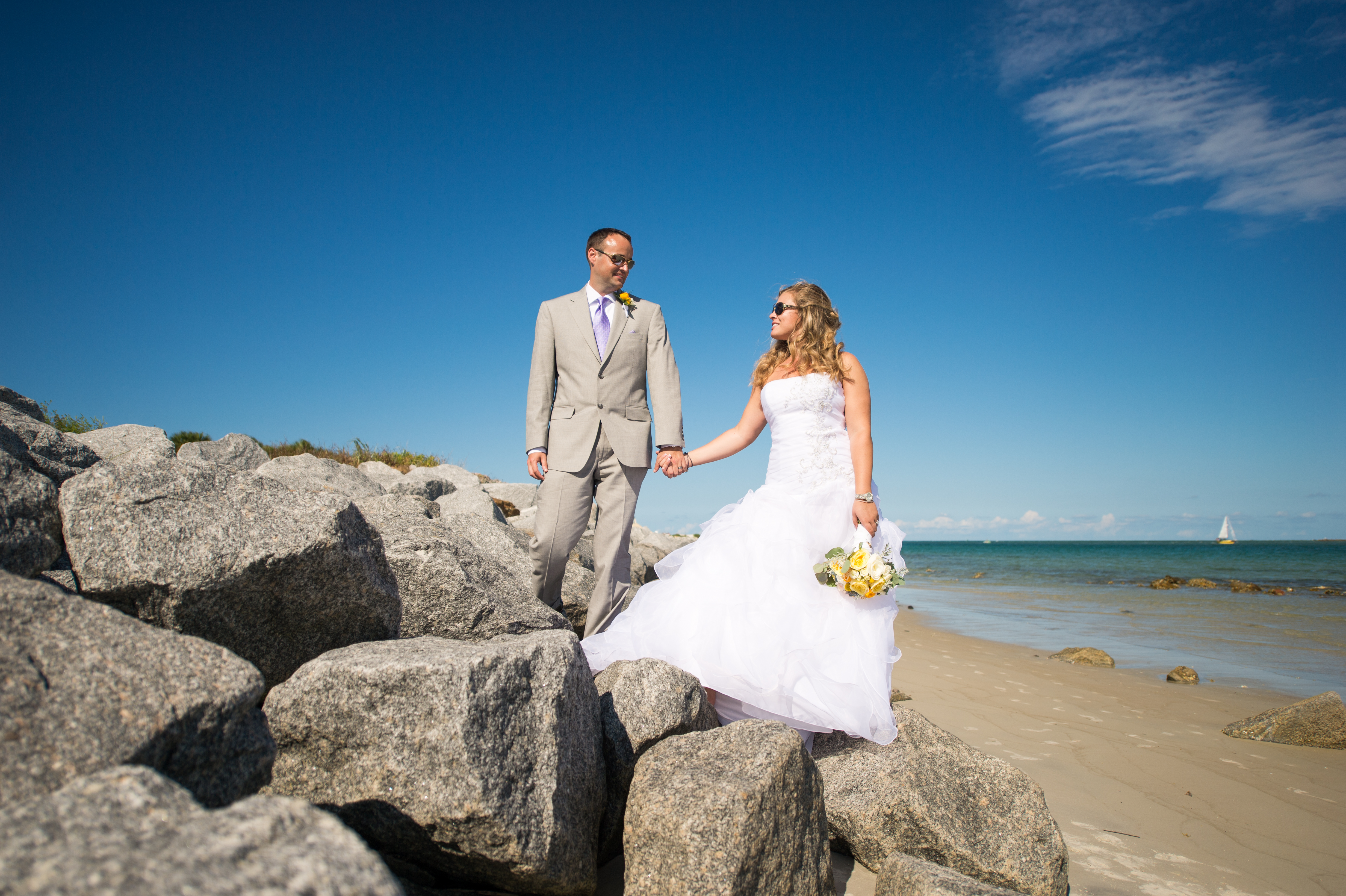 Beach wedding photographer
