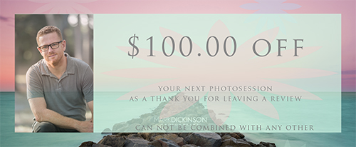 Thanks for leaving a review for Mark Dickinson Photography