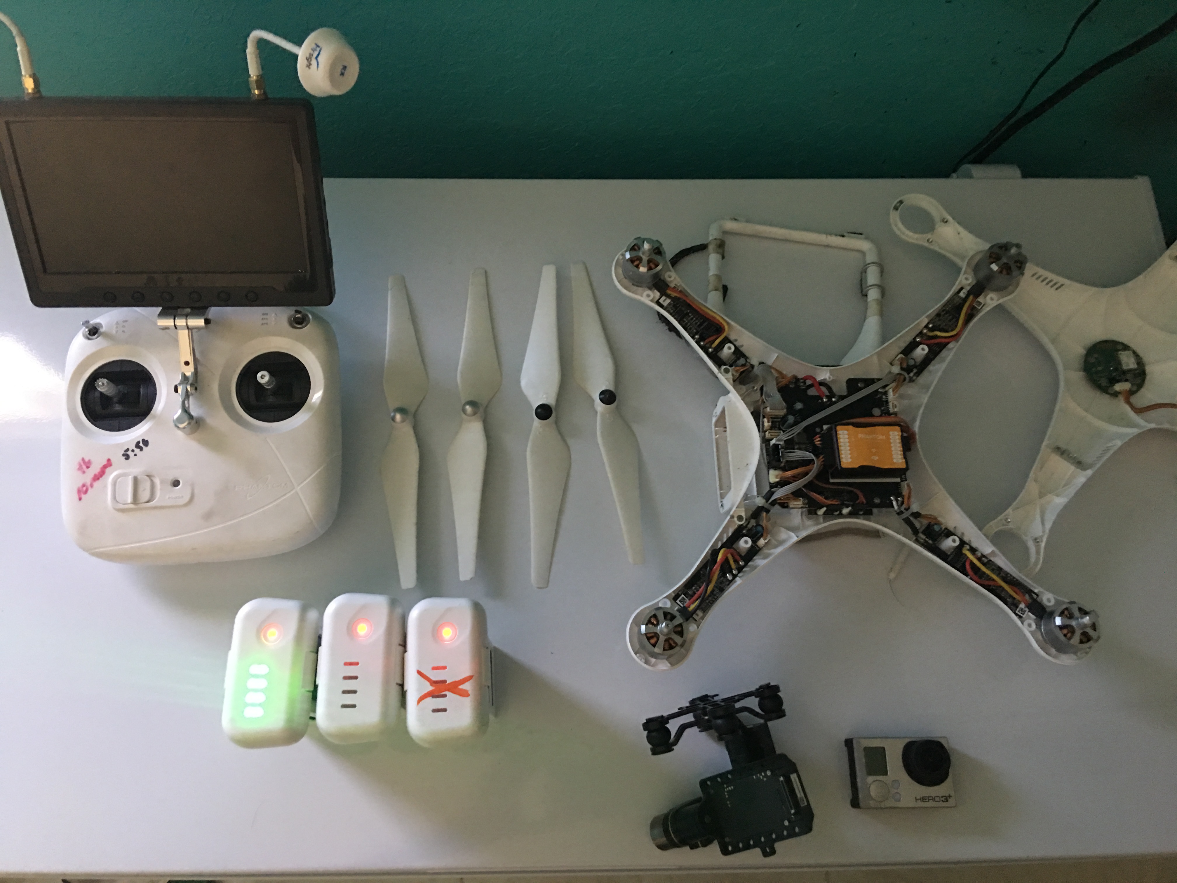 DJI Battery Failure Phantom 2 Phantom 3